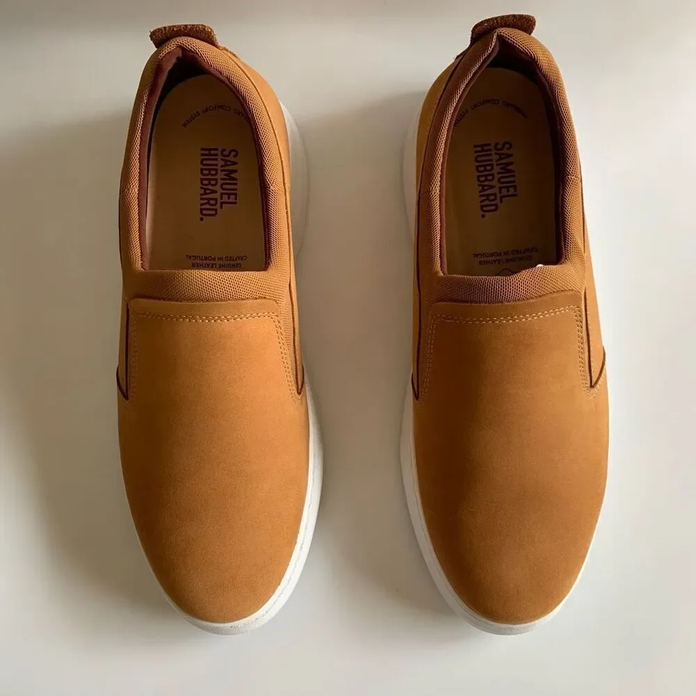 Samuel Hubbard Flight Slip-on Shoes‎ in Nutmeg / White Size 8.5